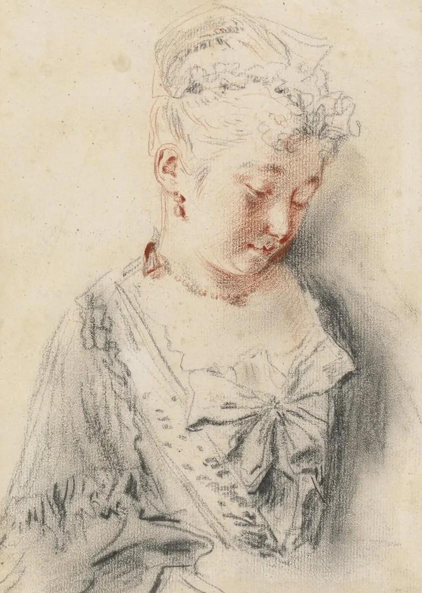 Seated Woman Looking Down