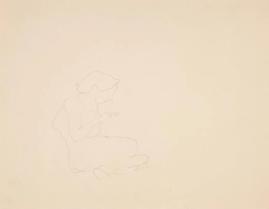 Seated Woman LookingDown