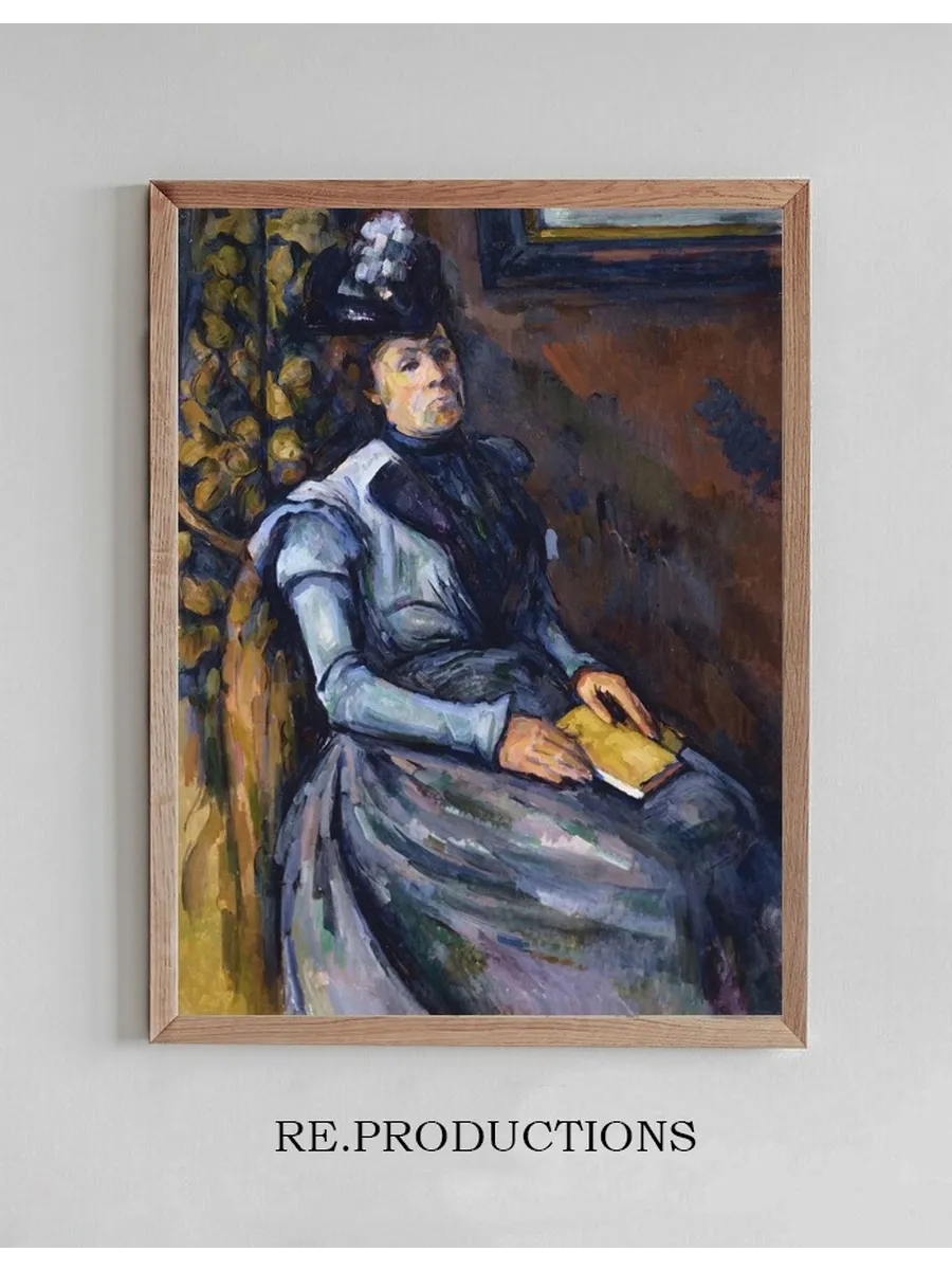 Seated Woman in Blue