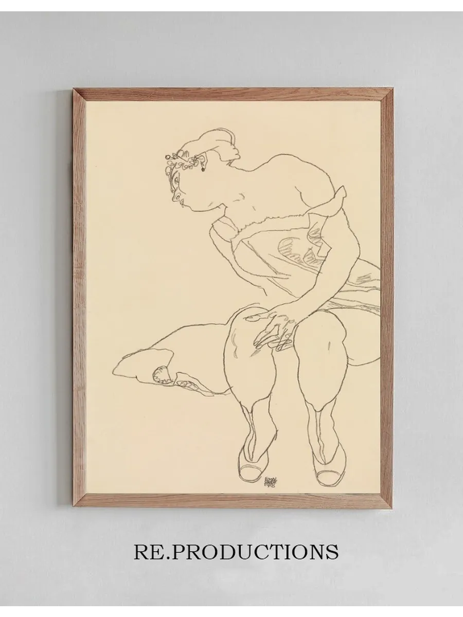 Seated Woman in Corset and Boots