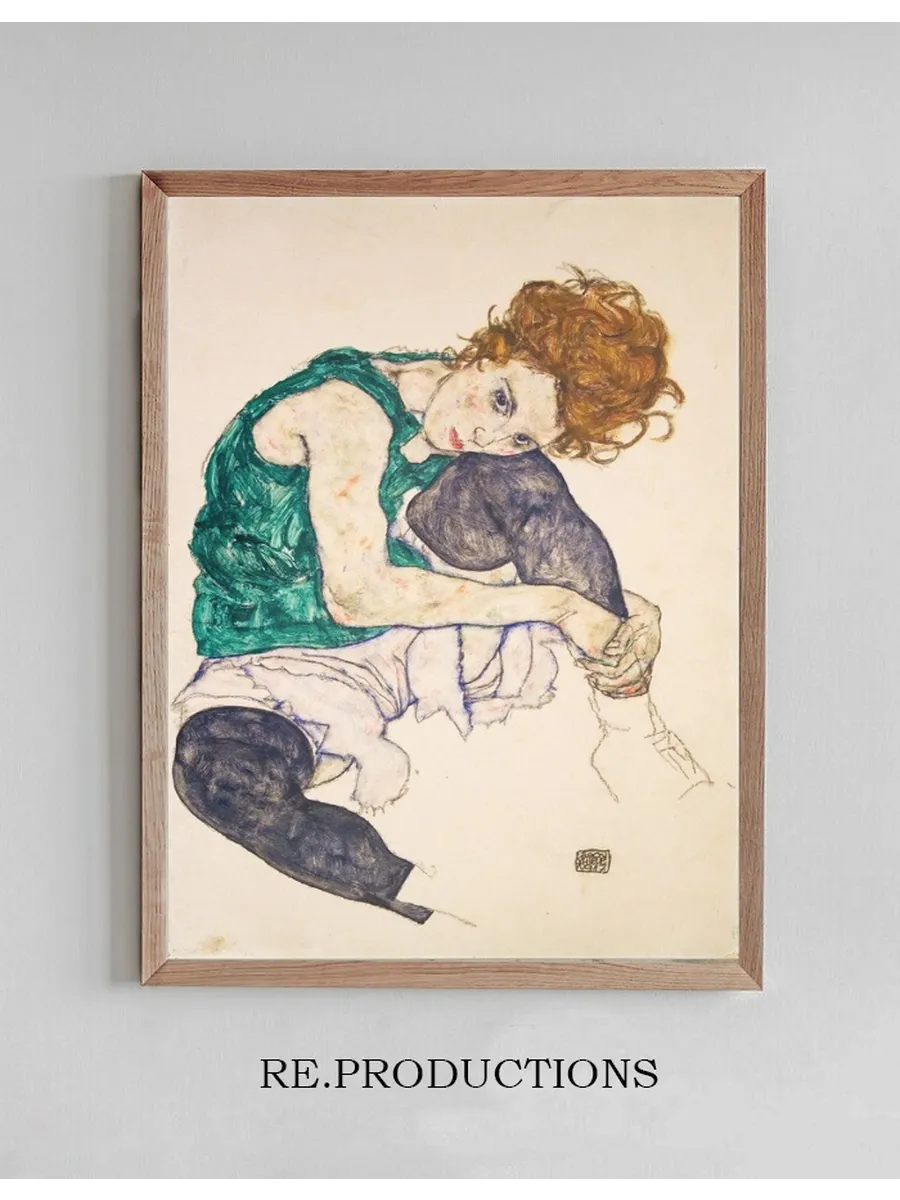 Seated Woman with Bent Knees (Adele Herms)