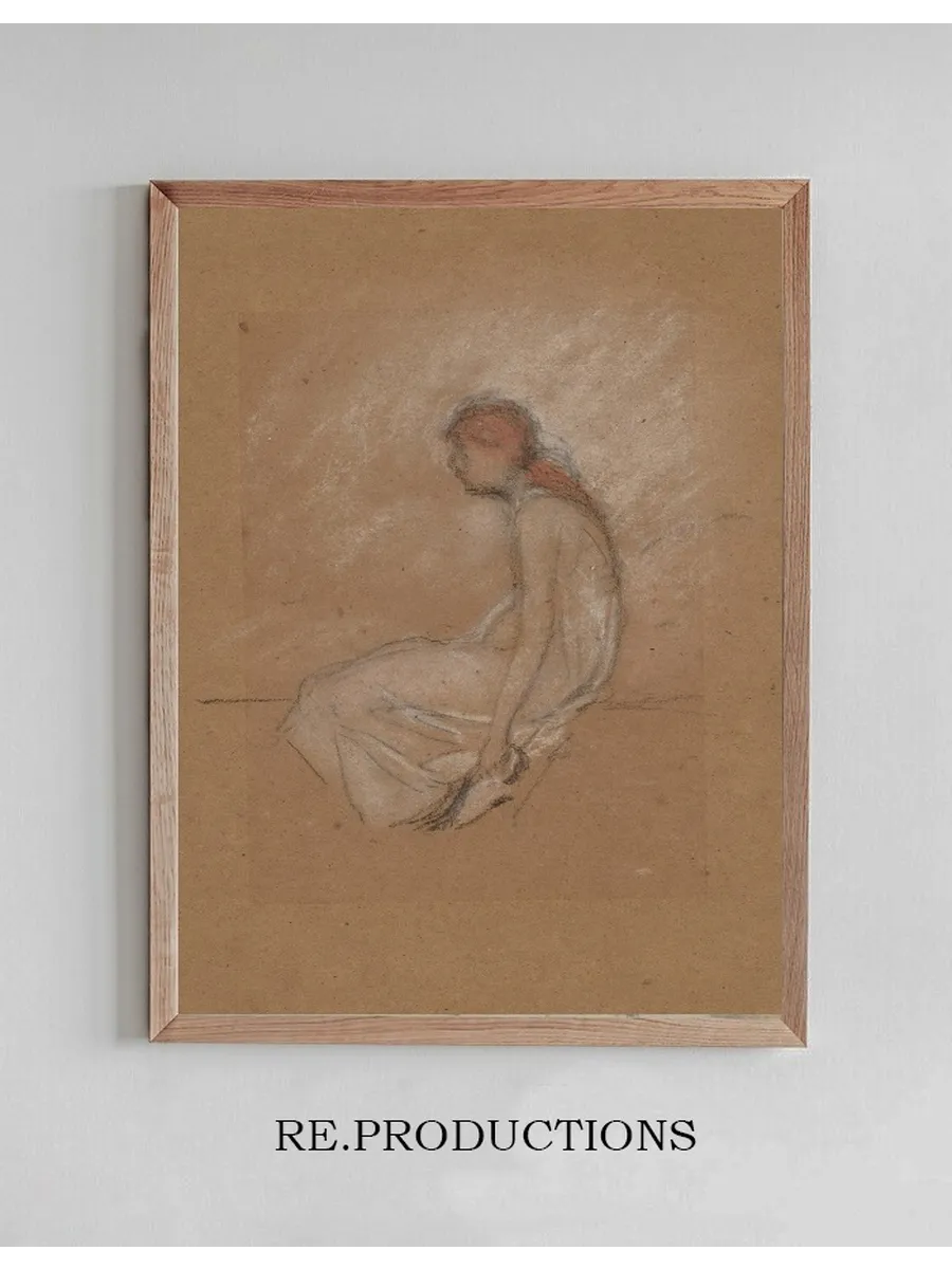 Seated Woman with Red Hair