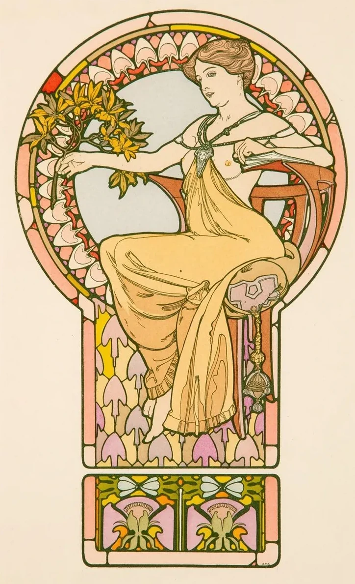 Seated Woman, Plate No. 48 from Documents D Coratifs