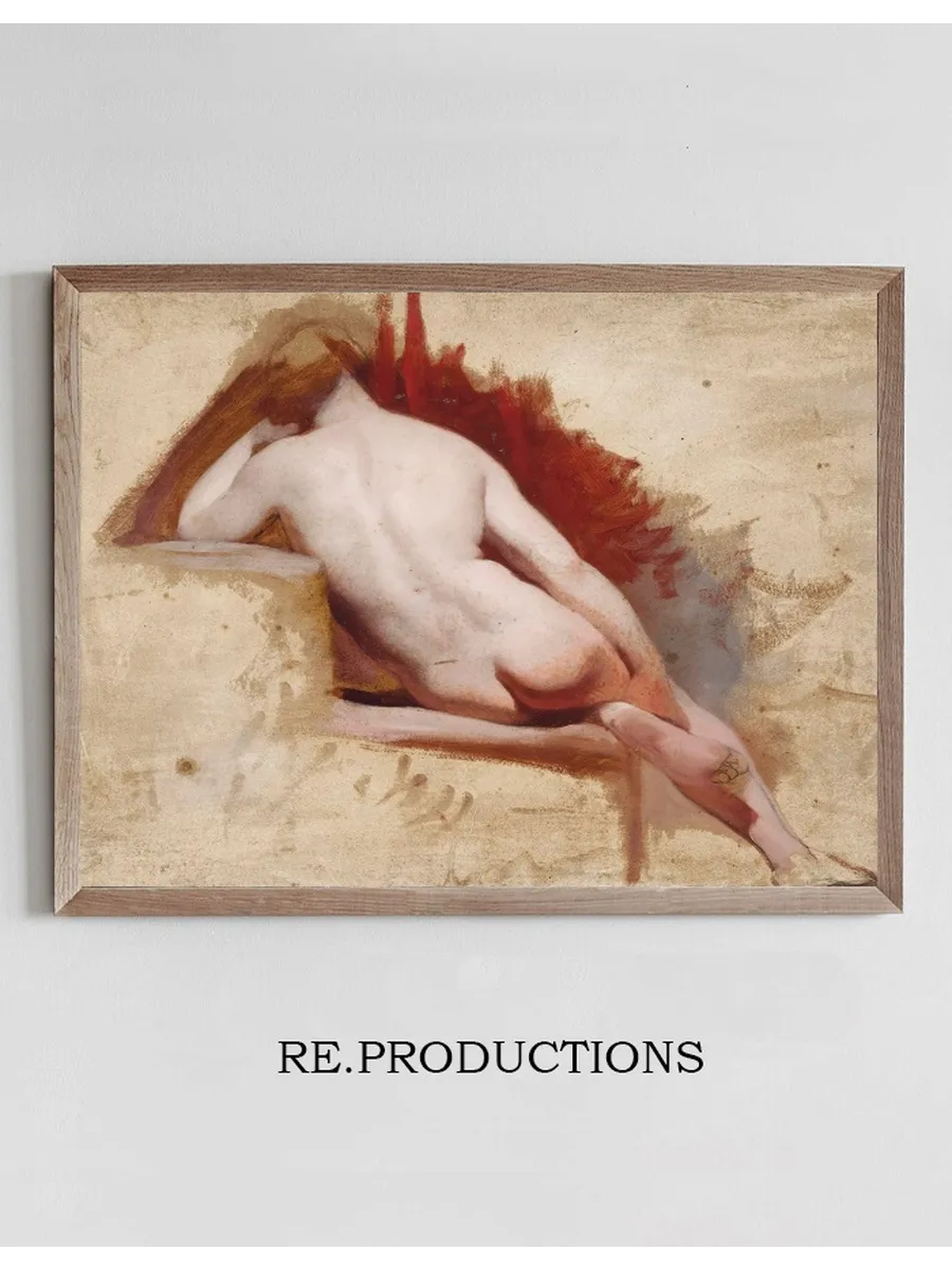 Seated Female Nude Study
