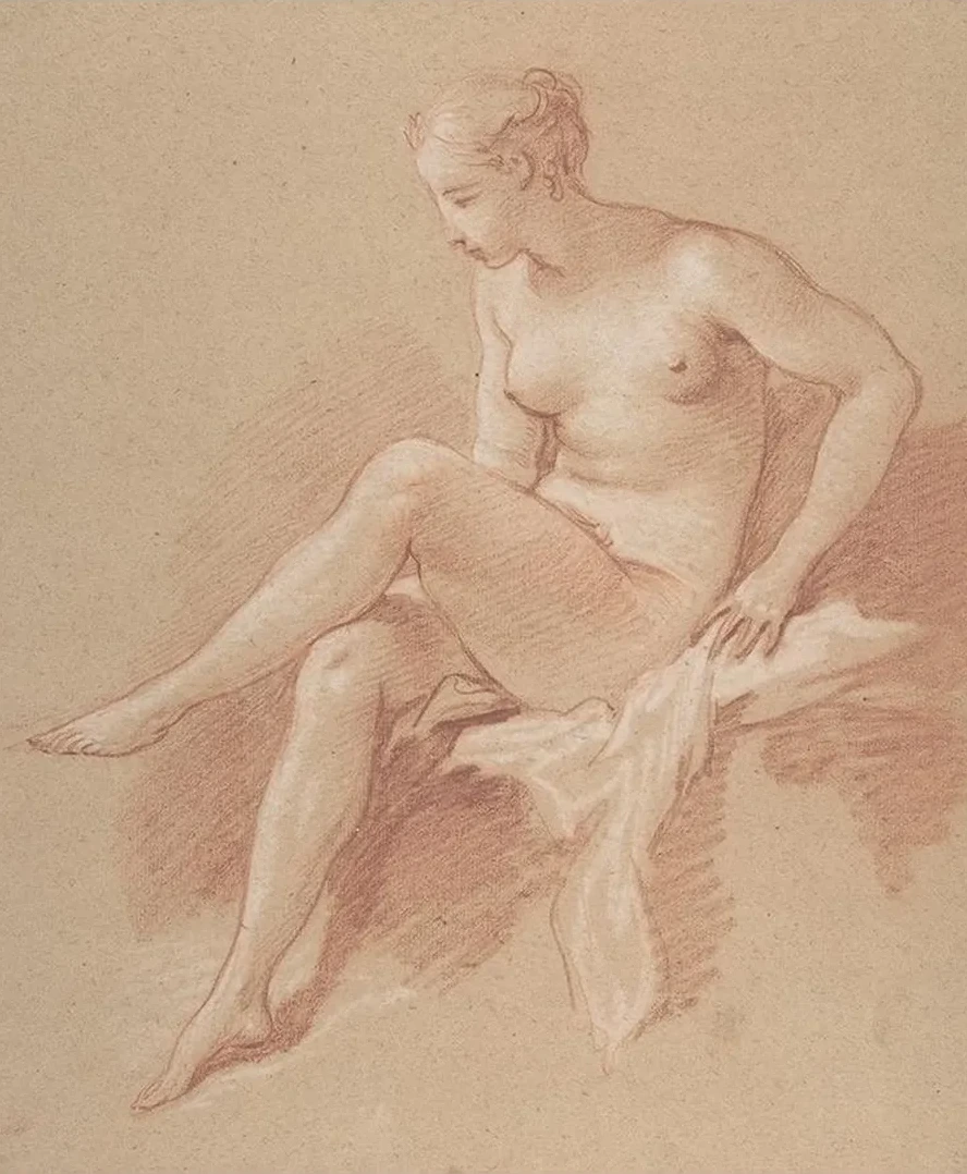 Seated Female Nude