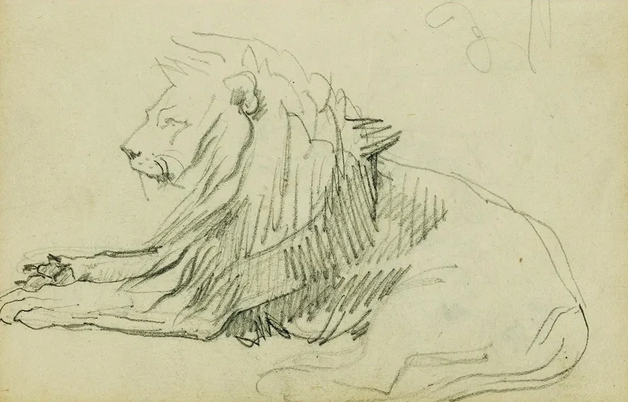 Seated Lion