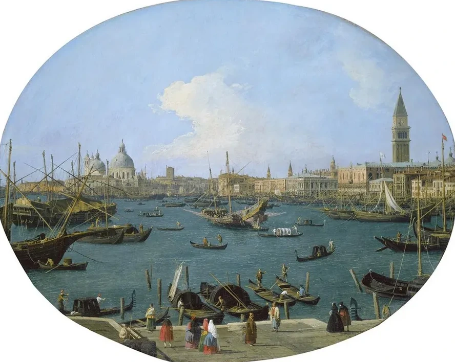 Seen from the Bacino di San Marco in Venice