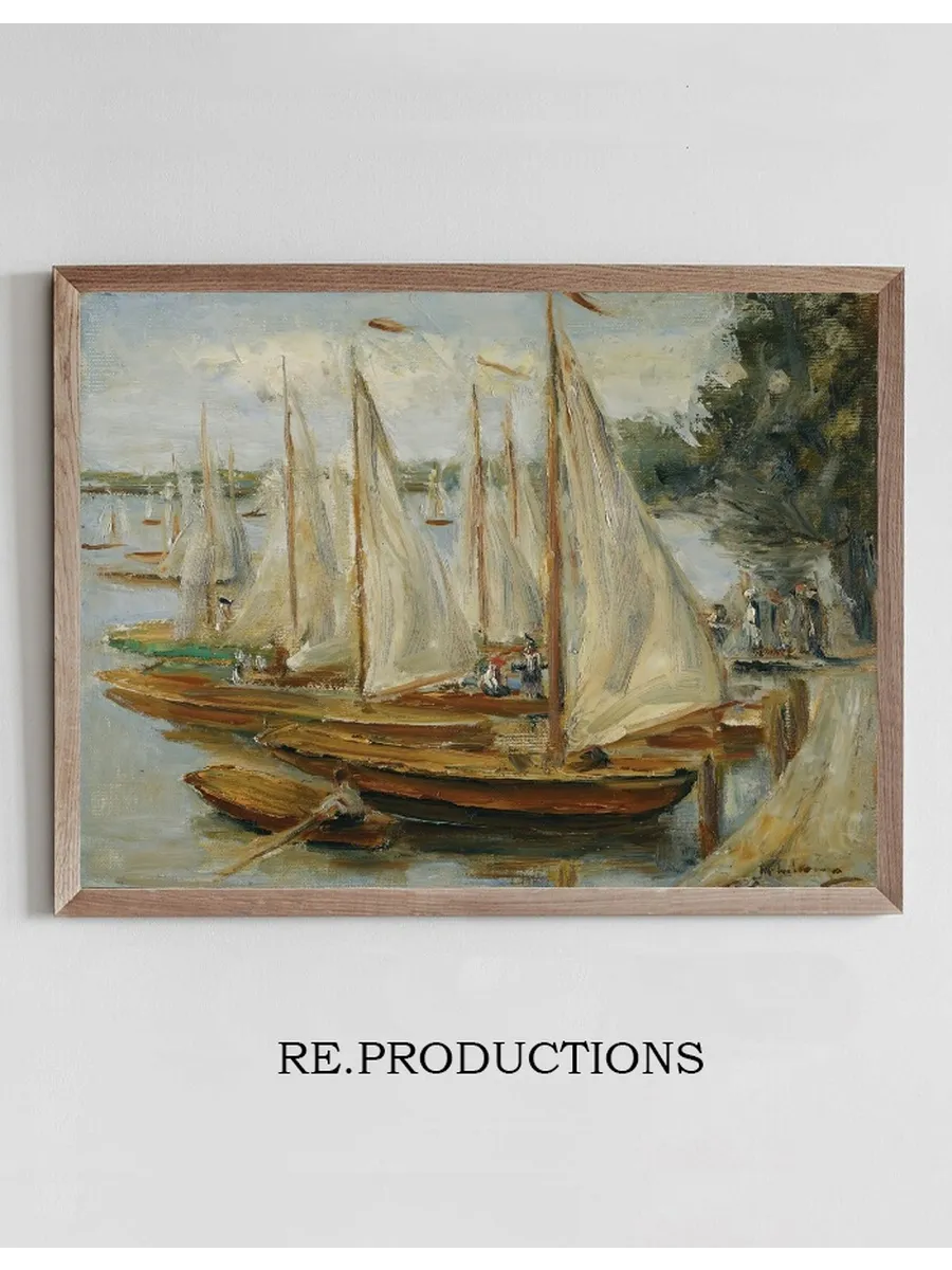 Segelboote Am Wannsee (Sailing Boats On Wannsee Lake)