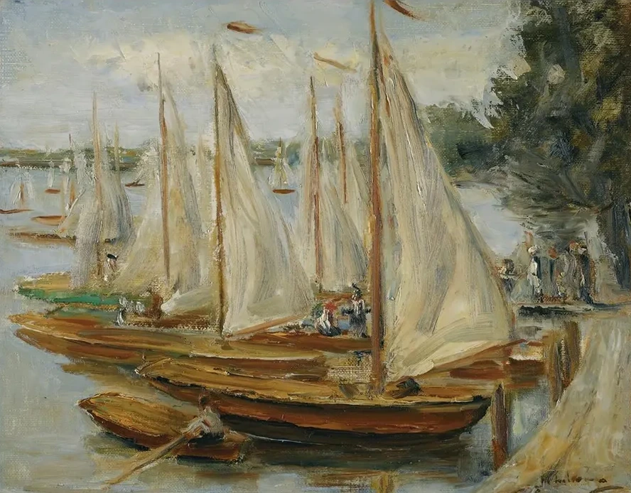 Segelboote Am Wannsee (Sailing Boats On Wannsee Lake)