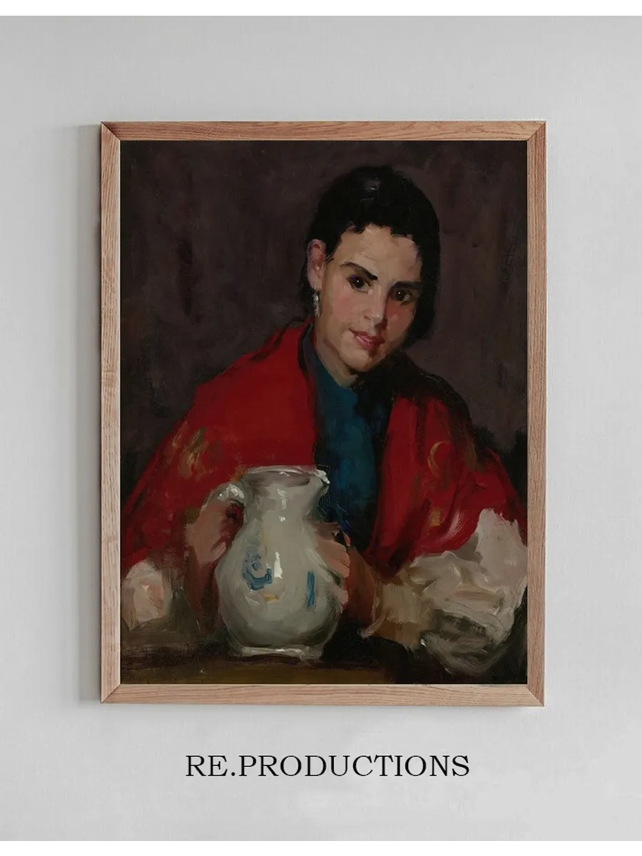 Segovia Girl Holding Pitcher