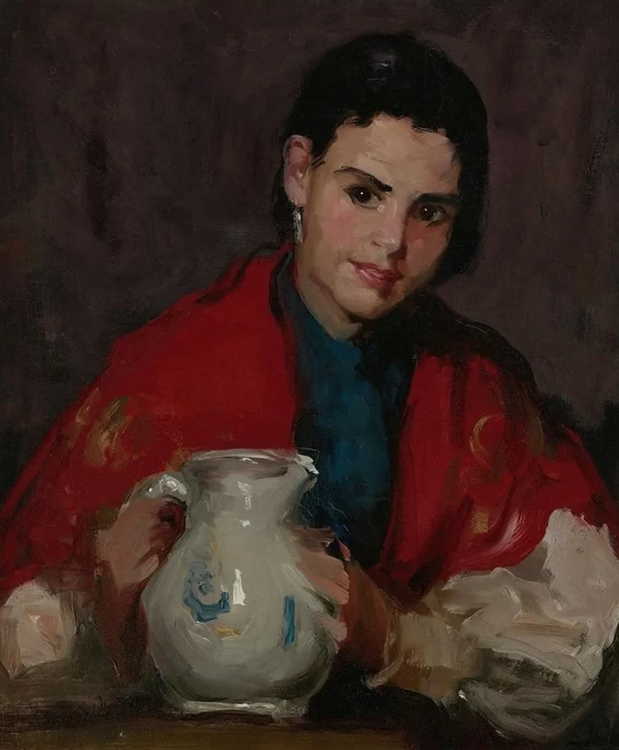 Segovia Girl Holding Pitcher
