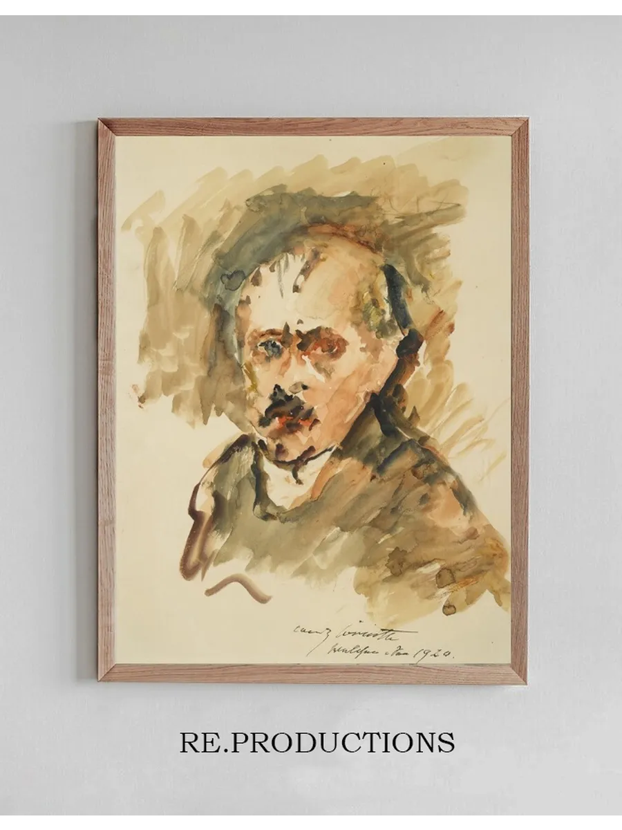 Selbstbildnis Mit Schnurrbart (Self - Portrait With Moustache)