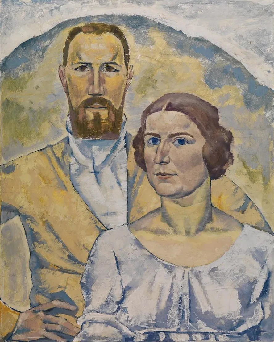 Selbstbildnis Des K Nstlers Mit Seiner Frau