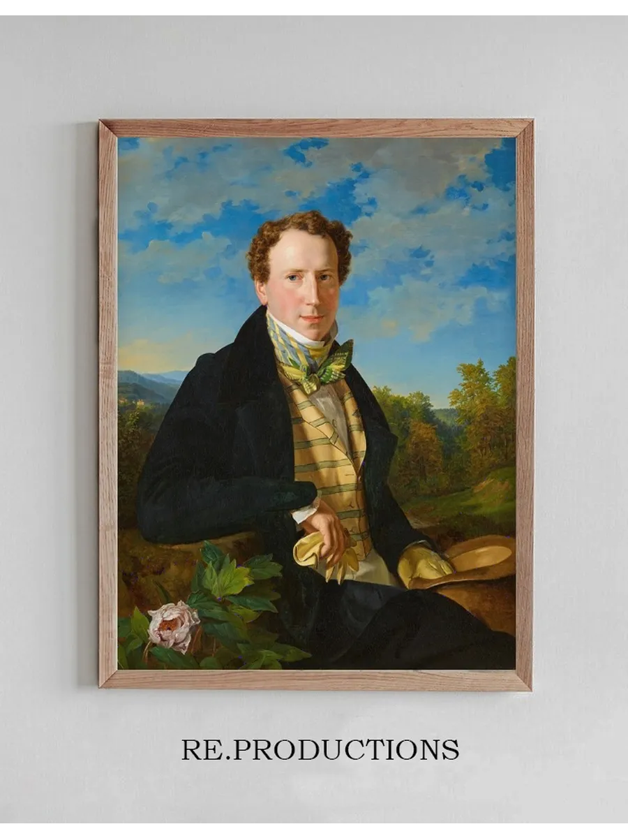 Selbstportr T in Jungen Jahren