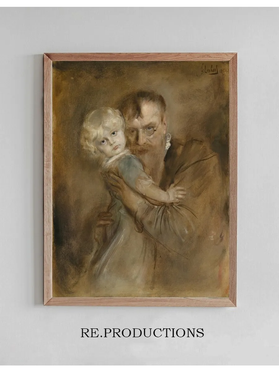 Selbstportrait Mit Tochter Marion