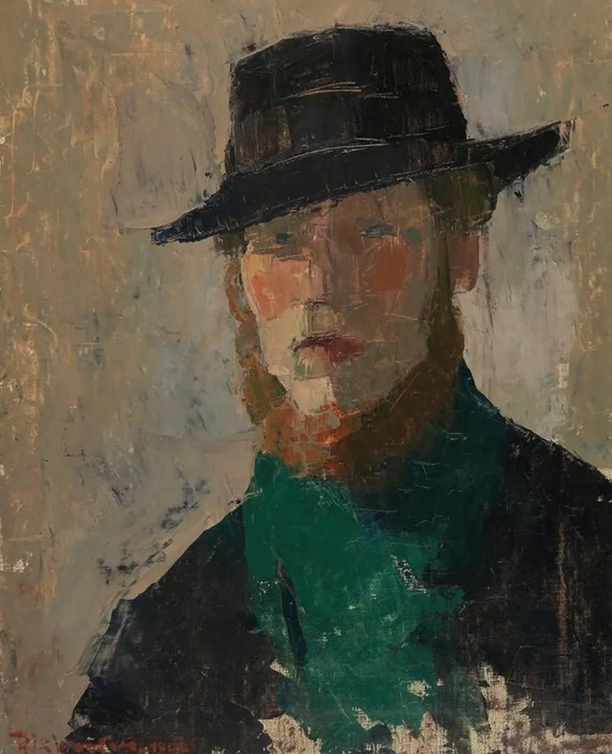 Self Portrait in Black Hat