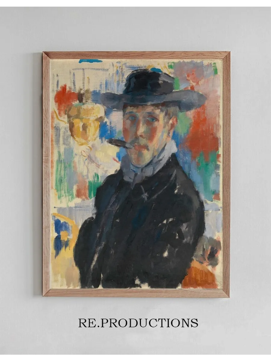 Self Portrait with Cigar