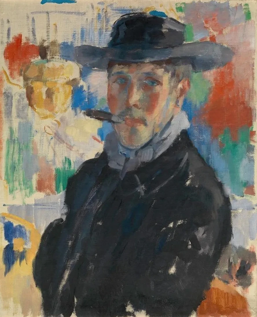 Self Portrait with Cigar