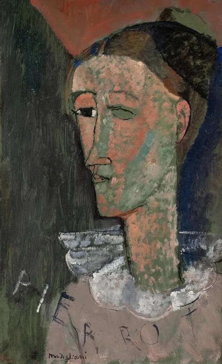 Self - Portrait as Pierrot