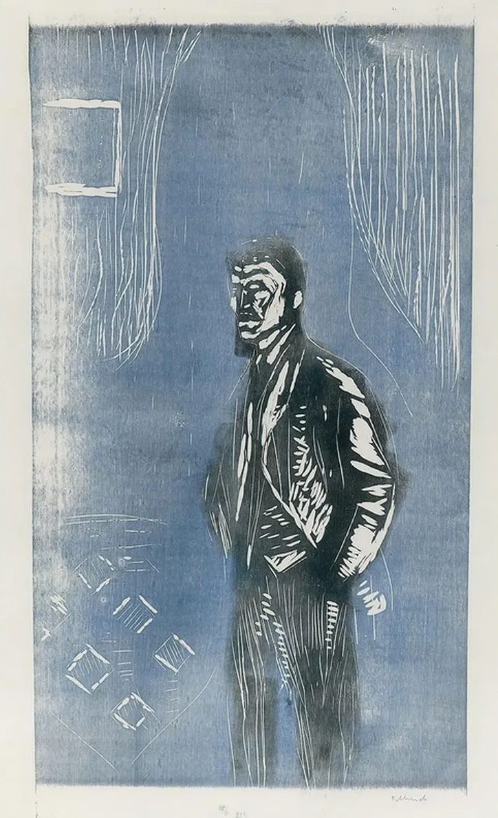 Self - Portrait in Moonlight