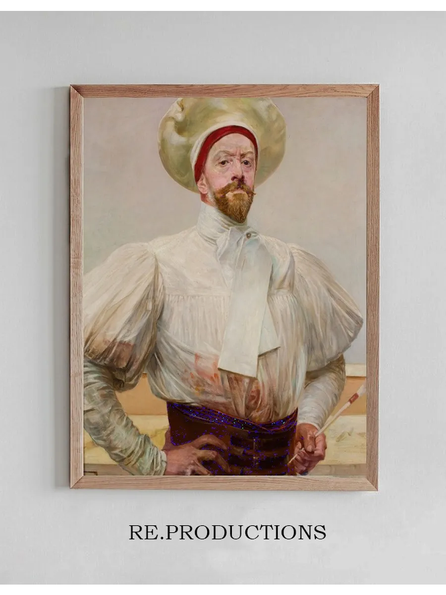Self - Portrait in a White Attire