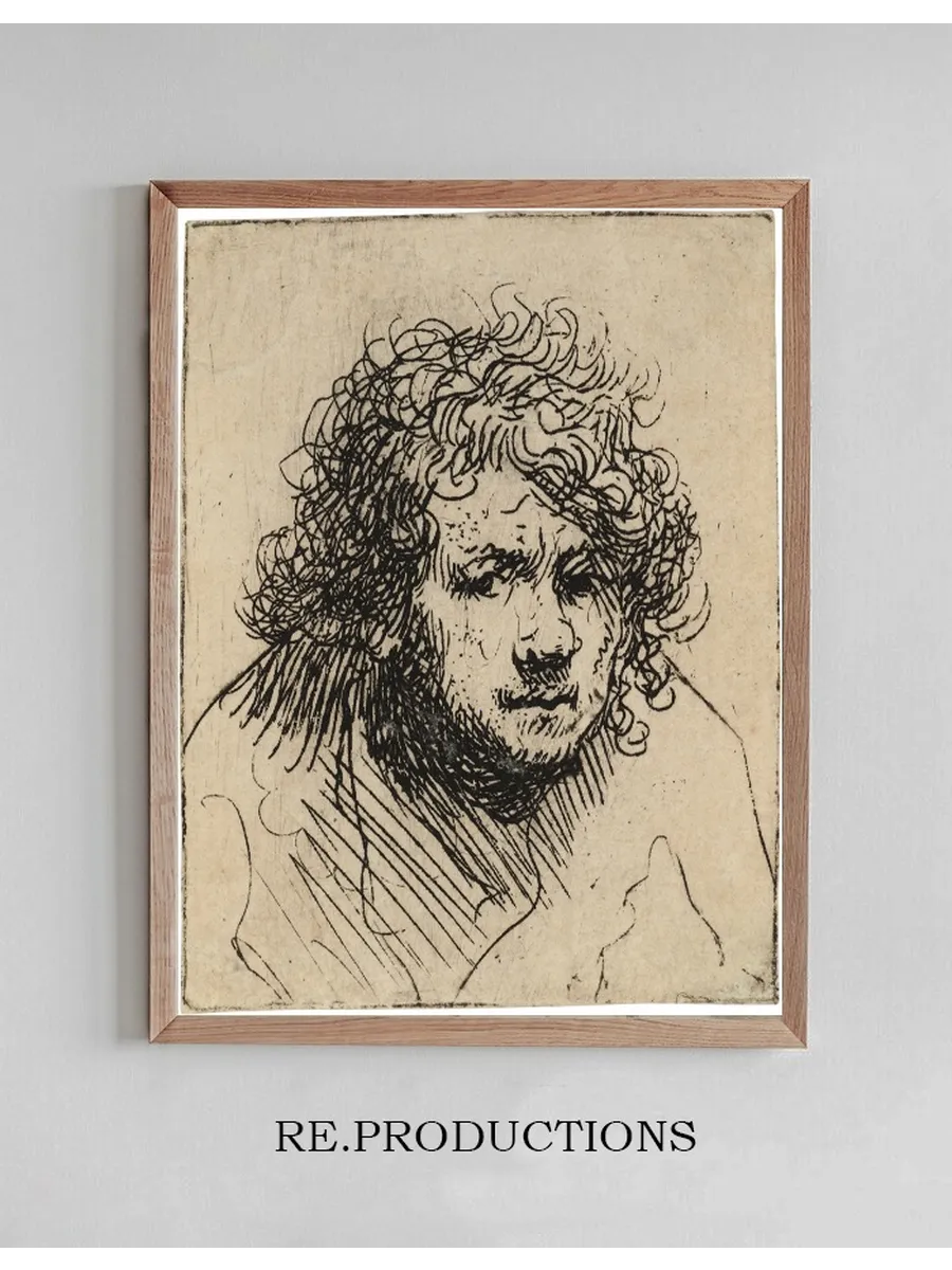 Self - Portrait Leaning Forward Bust