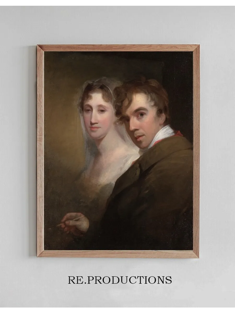 Self - Portrait of the Artist Painting His Wife (Sarah AnnisSully)