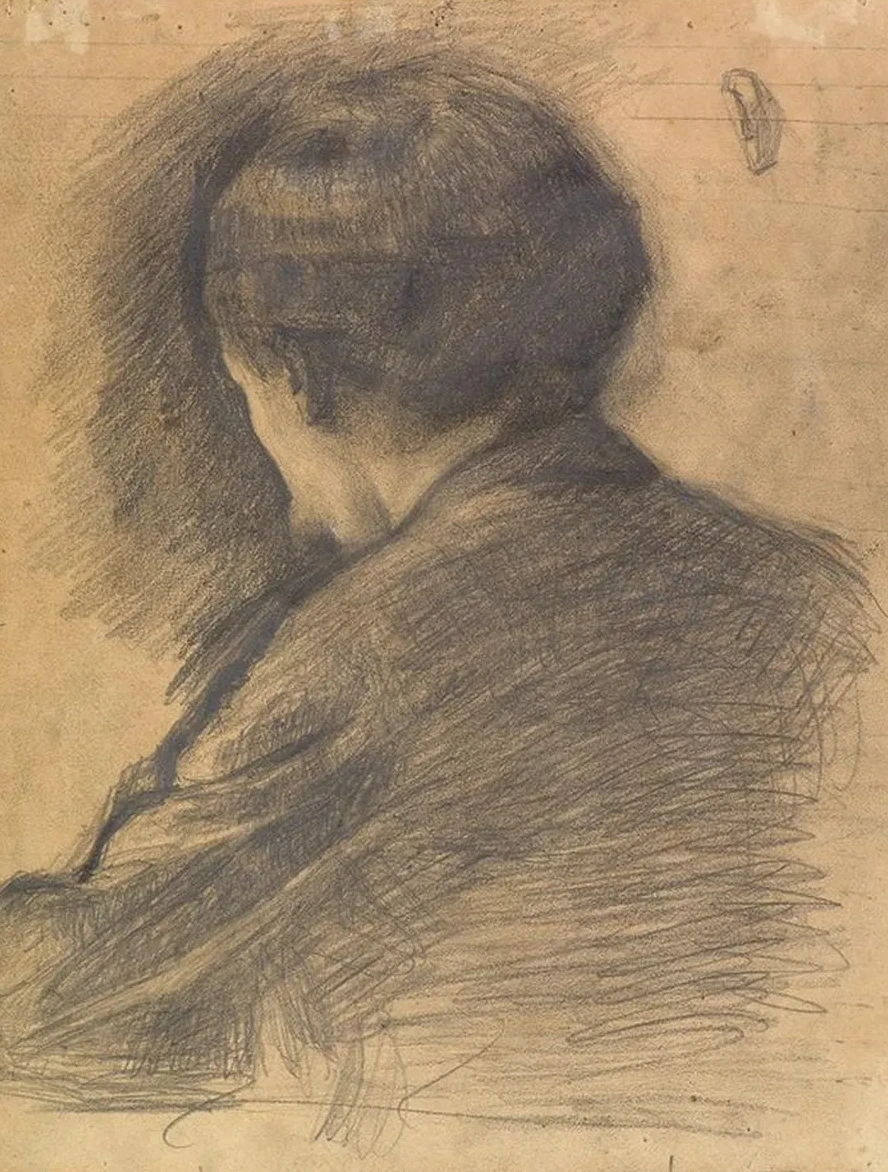 Self - Portrait Seen from Behind