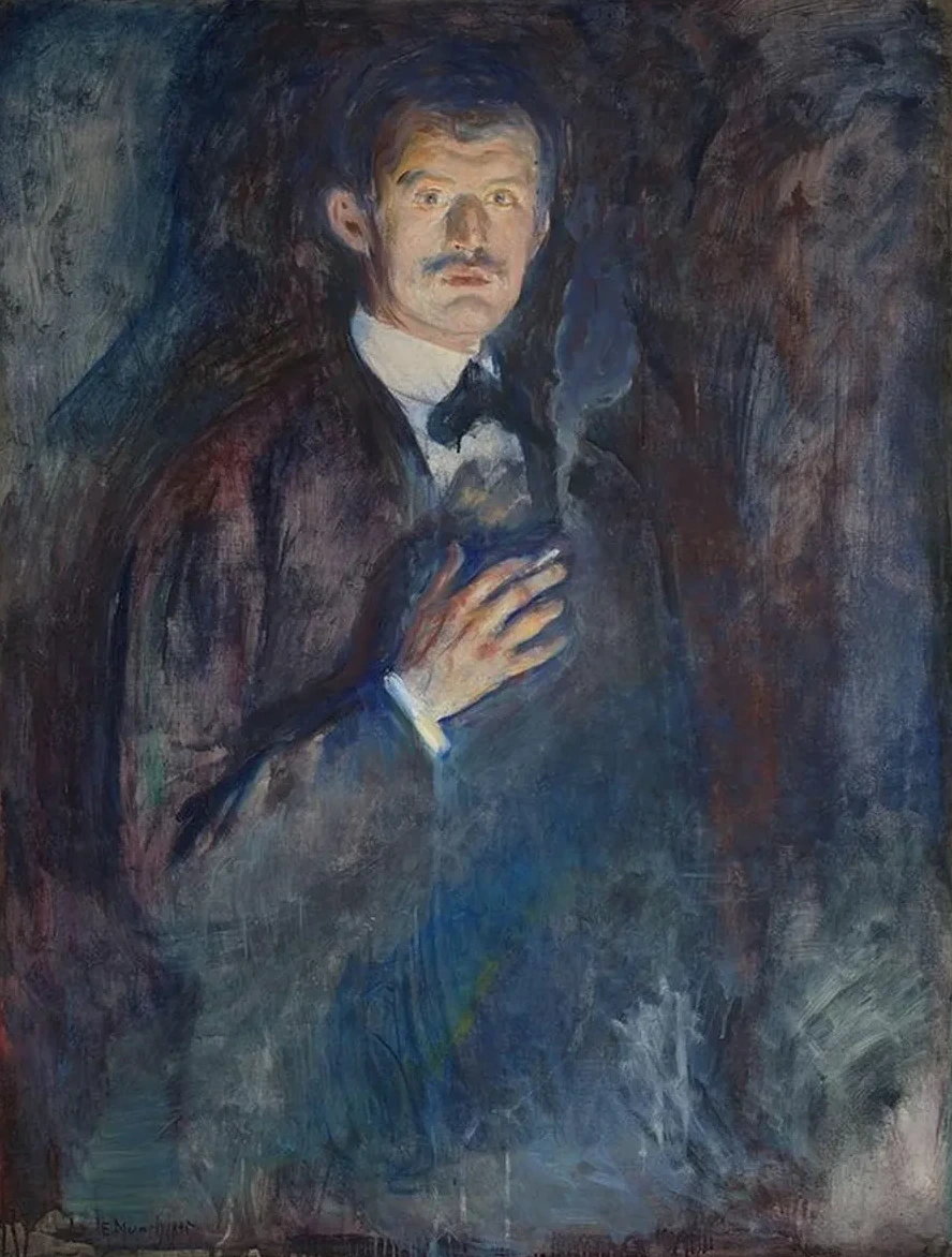 Self - Portrait with Cigarette