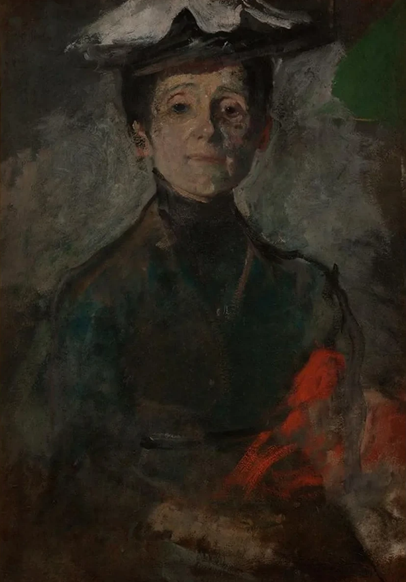 Self - Portrait with Flowers