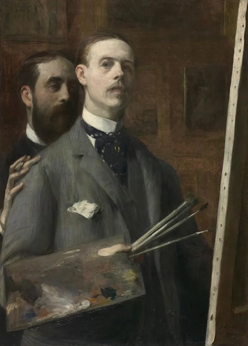 Self - Portrait with Raphael de Ochoa