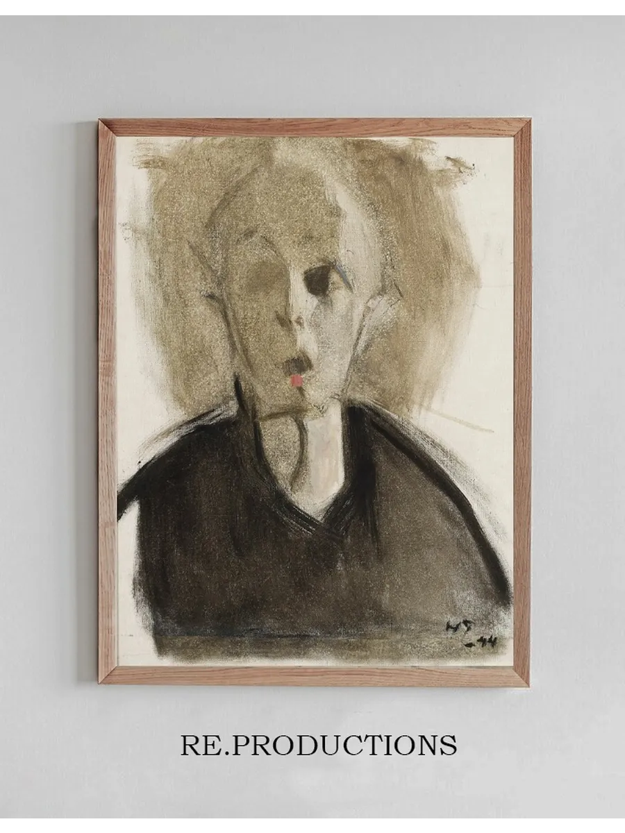 Self - Portrait with Red Spot