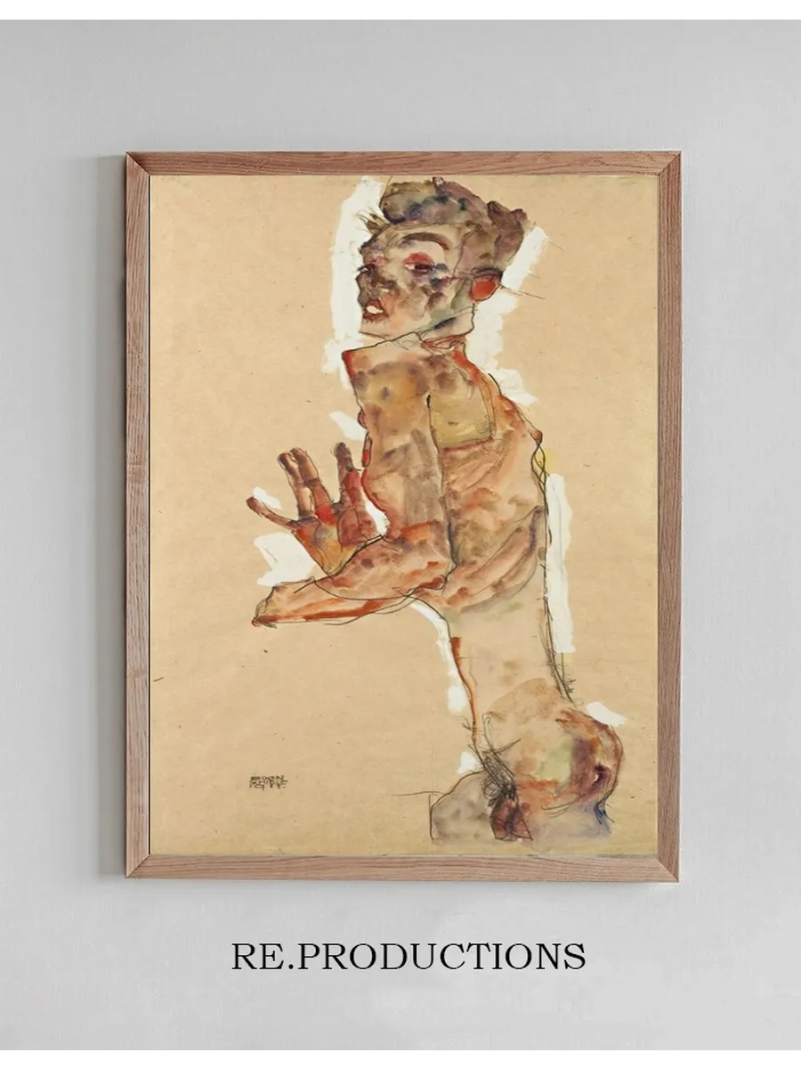 Self - Portrait with Splayed Fingers