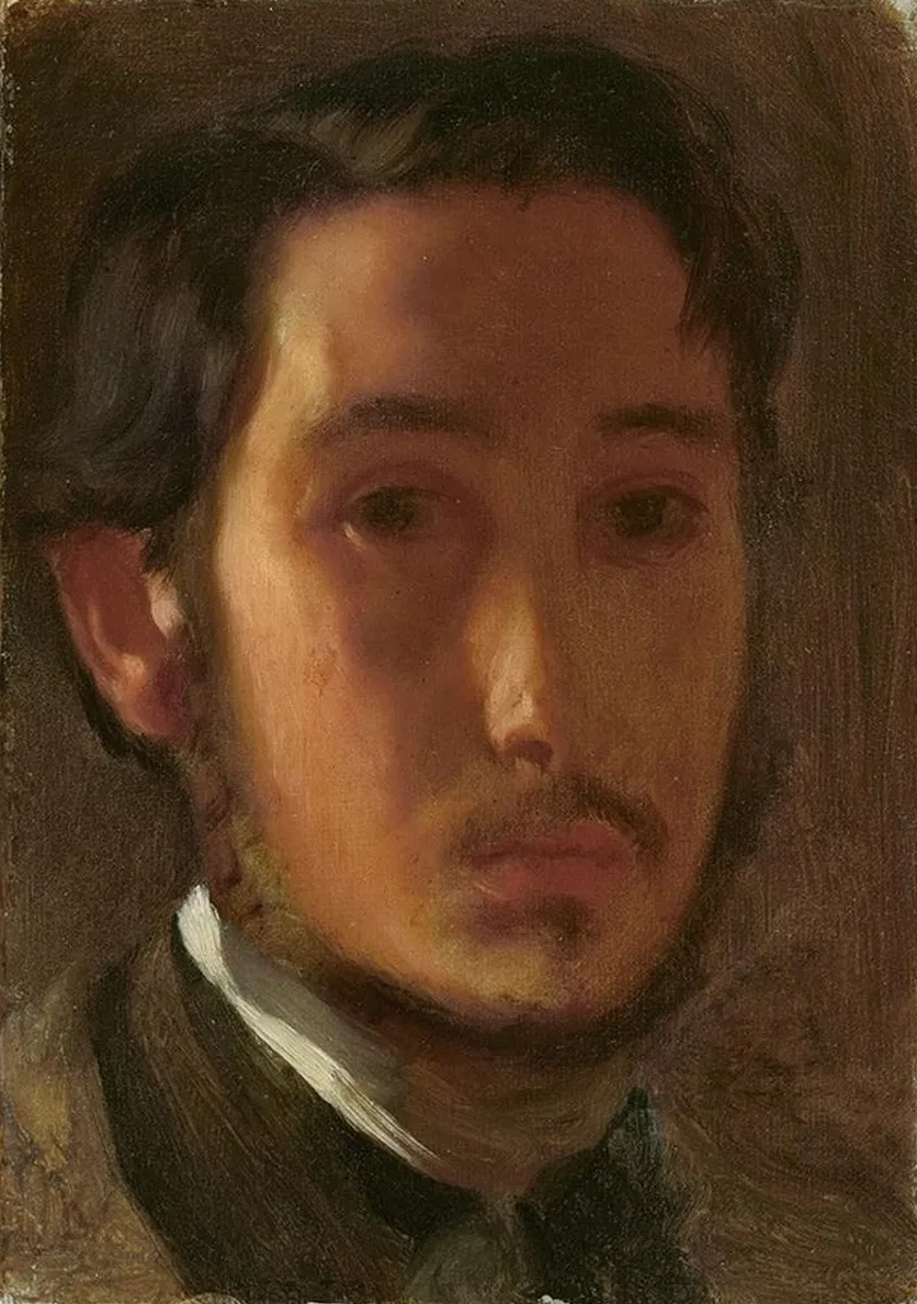 Self - Portrait with White Collar