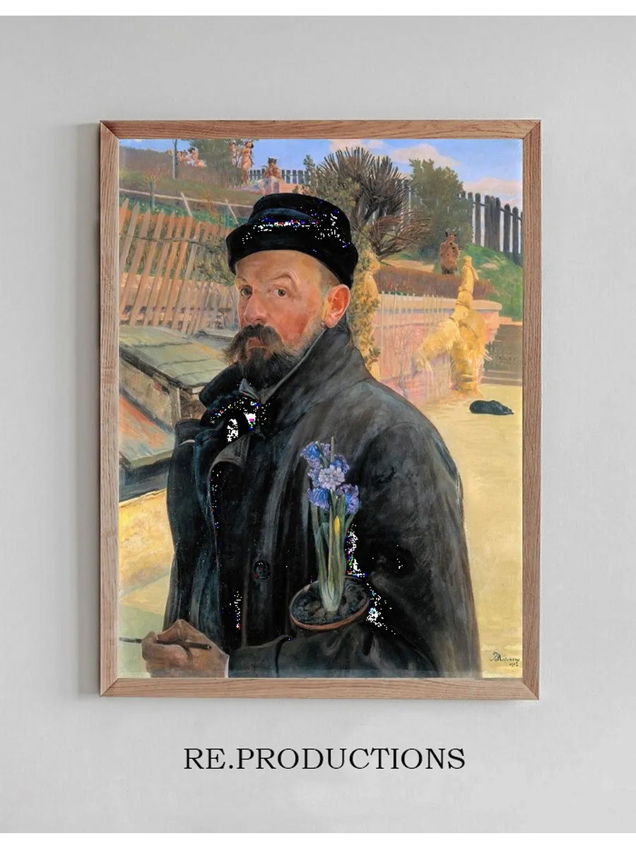 Self - Portrait with a Hyacinth
