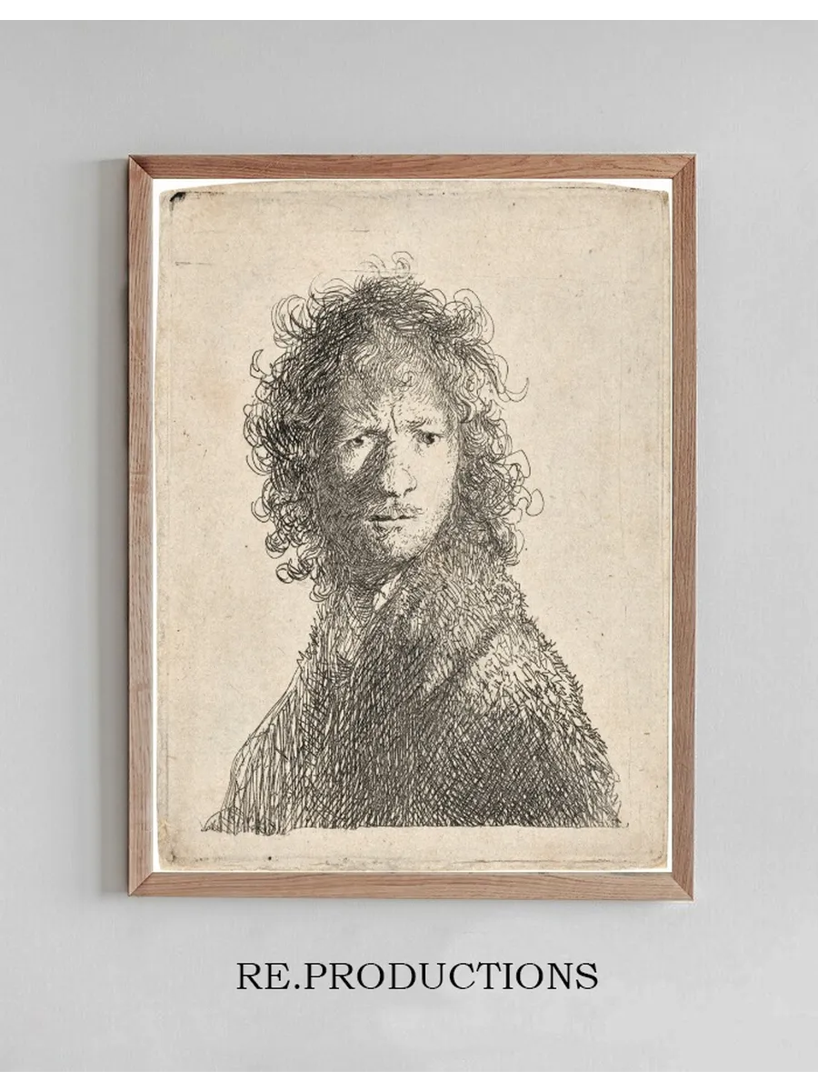 Self - Portrait, Frowning Bust