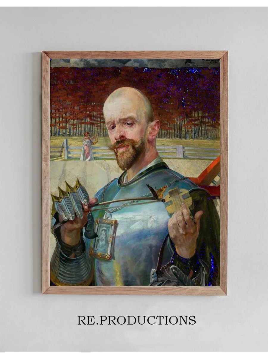 Self - Portrait in Armour with Fiddles
