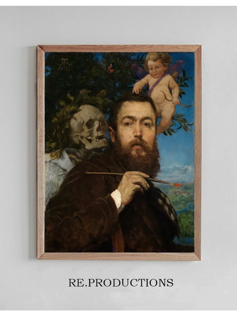 Self - Portrait with Cupid and Death