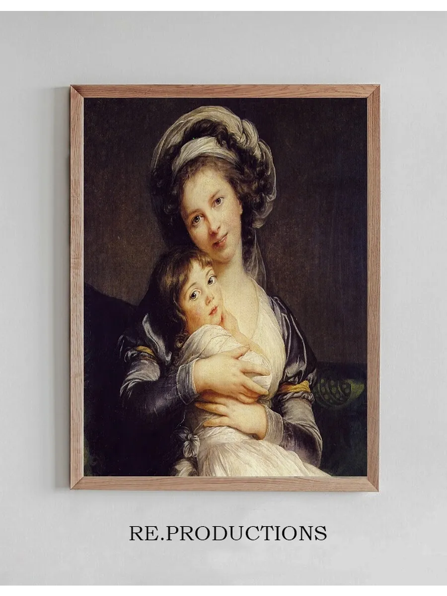 Self - portrait with Her Daughter, Julie (Jeanne Julie Louise)