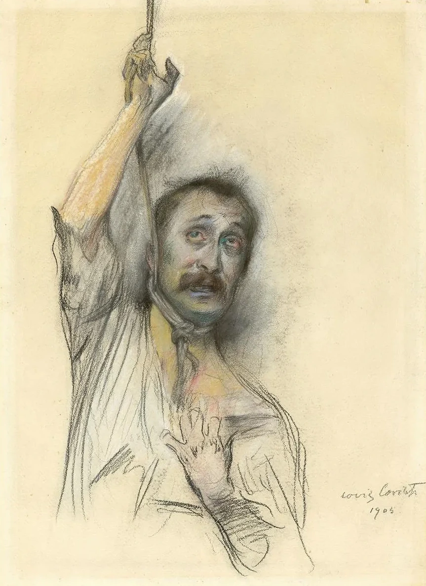 Self - Portrait with Rope Around the Neck