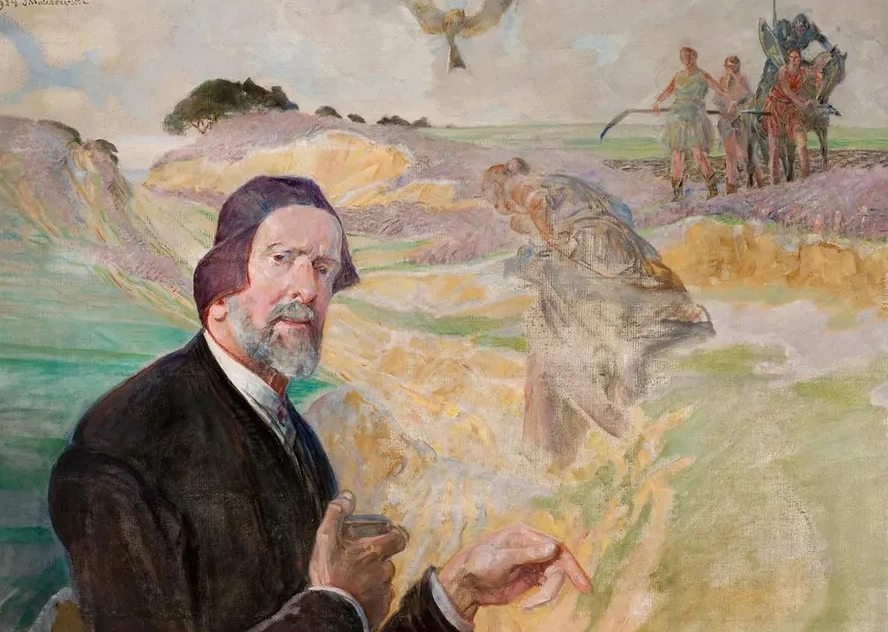 Self - Portrait with a Polish Road