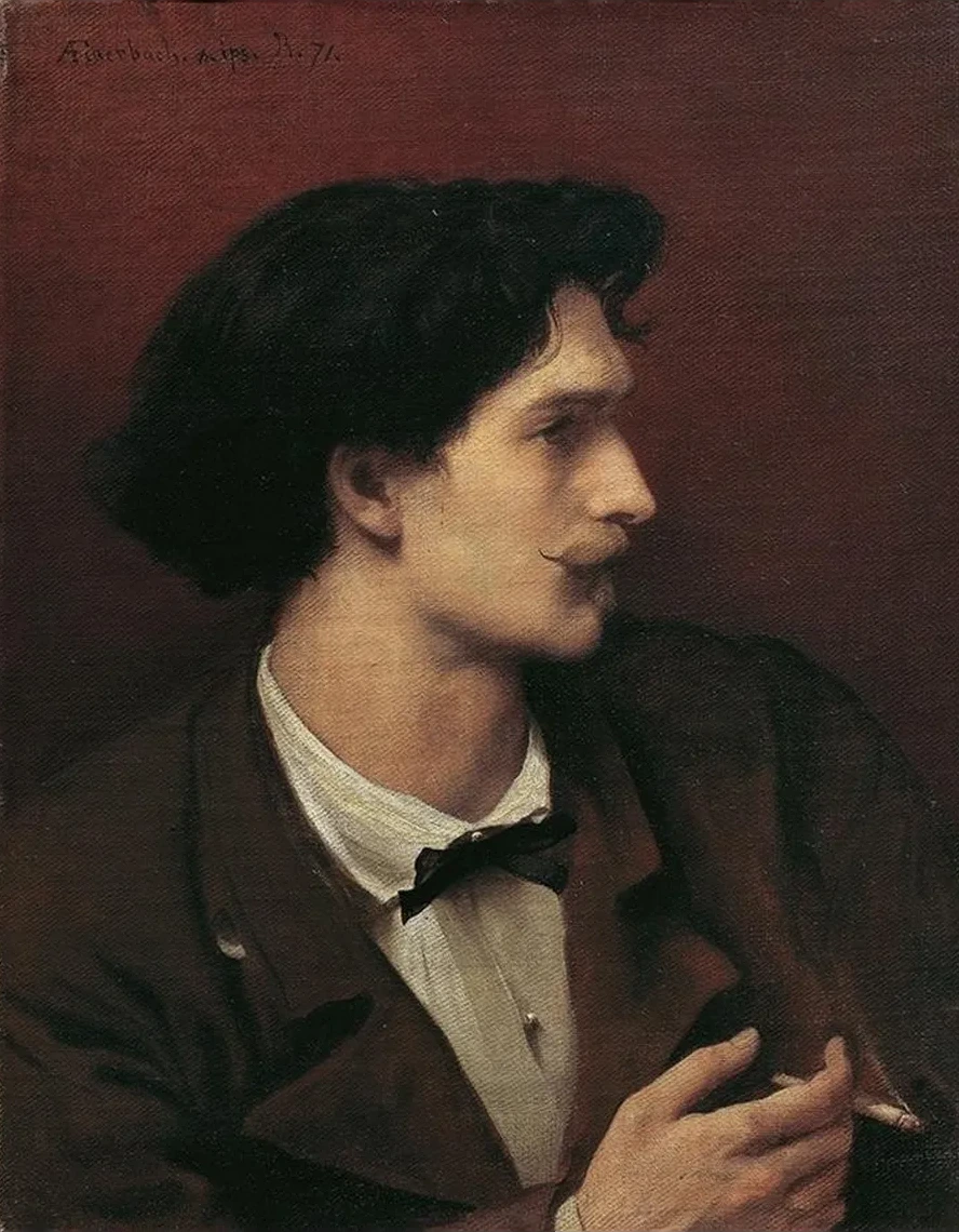 Self - Portrait with Cigarette