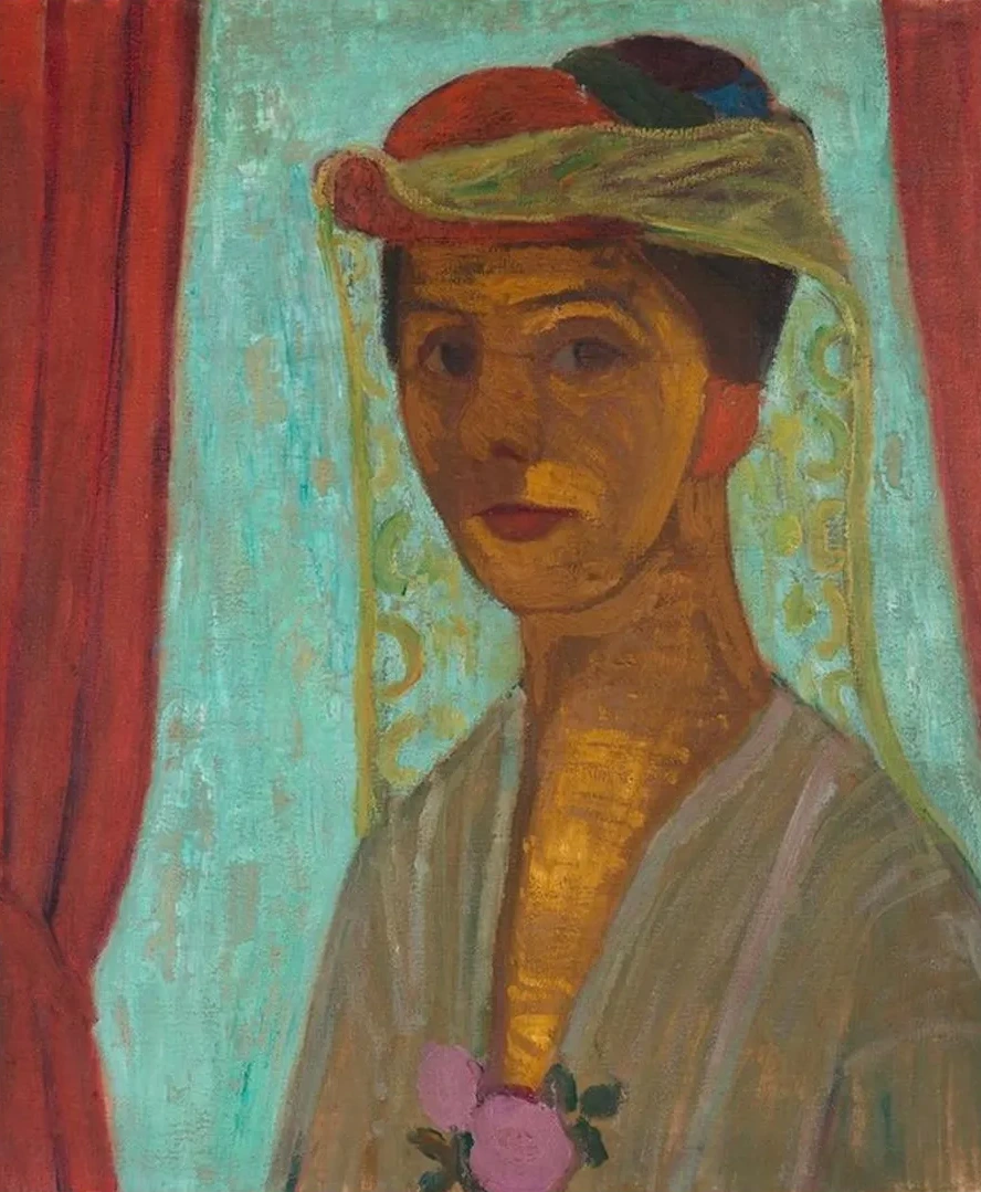 Self - Portrait with Hat and Veil