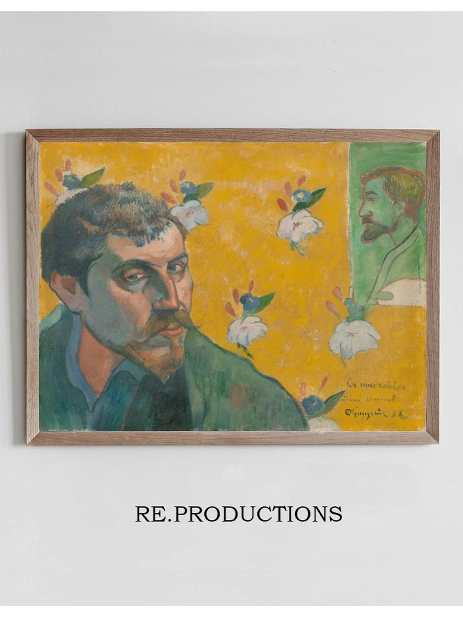 Self - Portrait with Portrait of Bernard, les Mis Rables