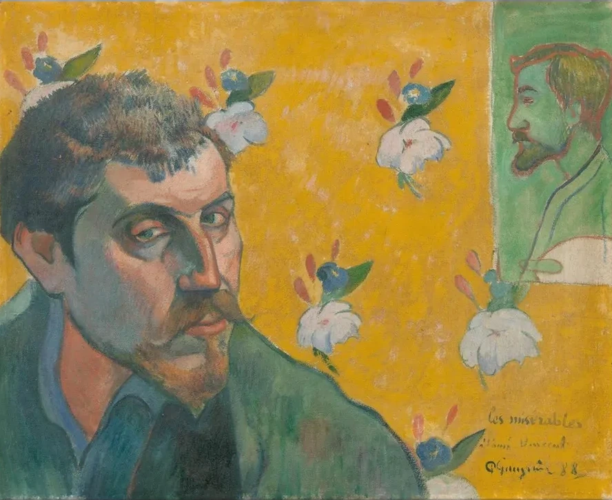 Self - Portrait with Portrait of Bernard, les Mis Rables