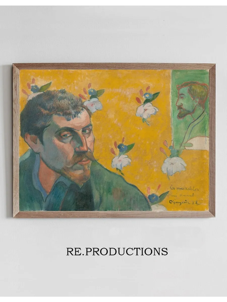 Self - Portrait with Portrait of Bernard, les Mis Rables