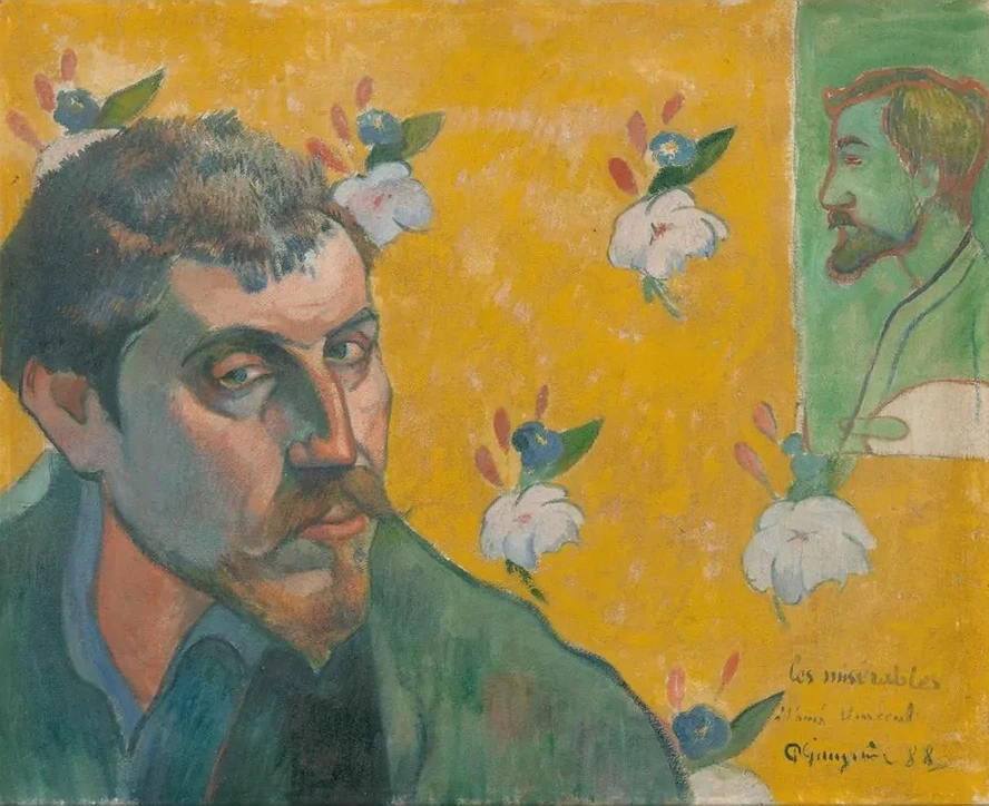 Self - Portrait with Portrait of Bernard, les Mis Rables