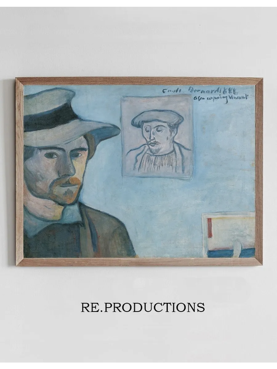 Self - Portrait with Portrait of Gauguin