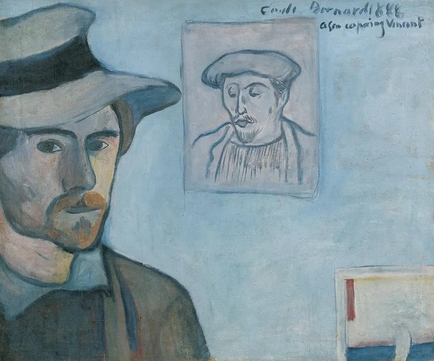 Self - Portrait with Portrait of Gauguin