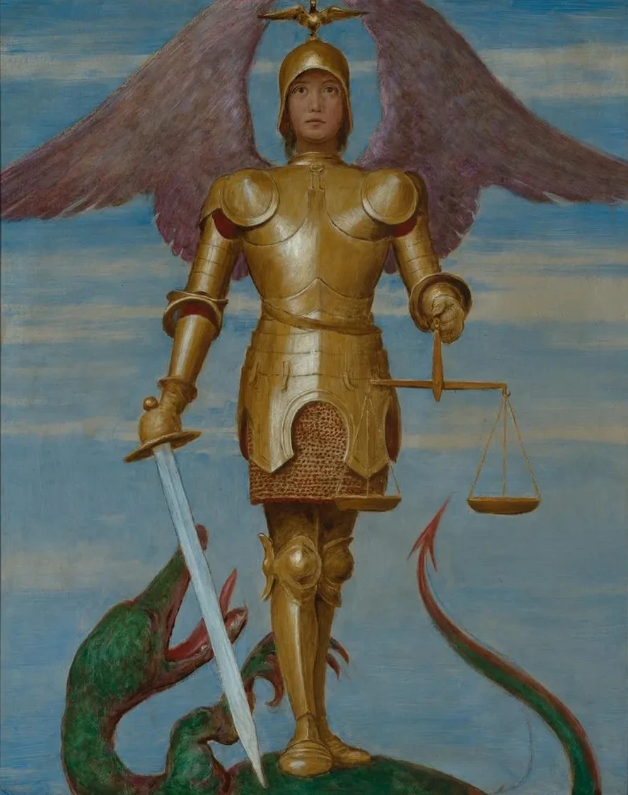 September (St. Michael als Seelenw ger)